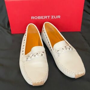 Robert Zur White Women's Loafers